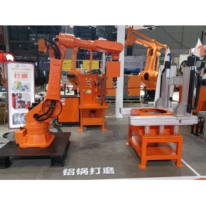 ZK-PRG01-002铝锅打磨机器人工作站